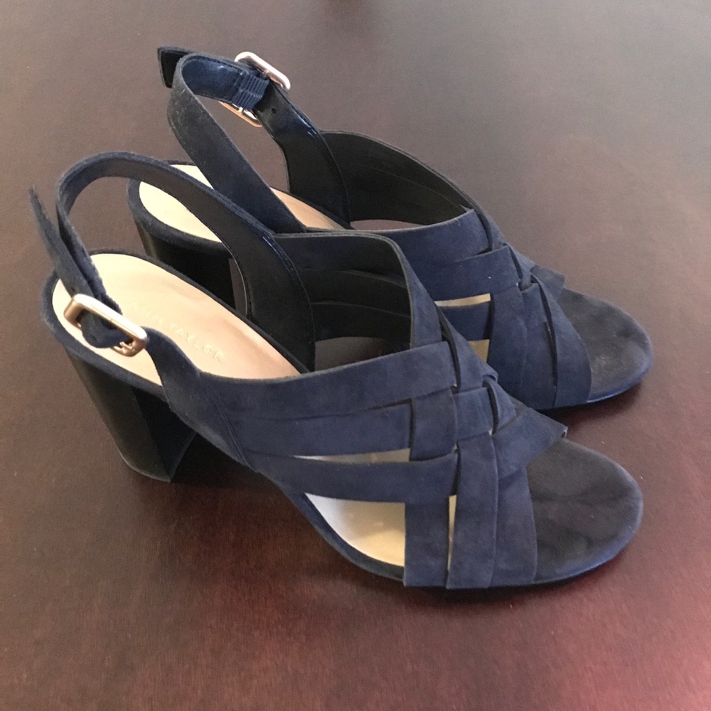 Ann Taylor Suede Sandals
